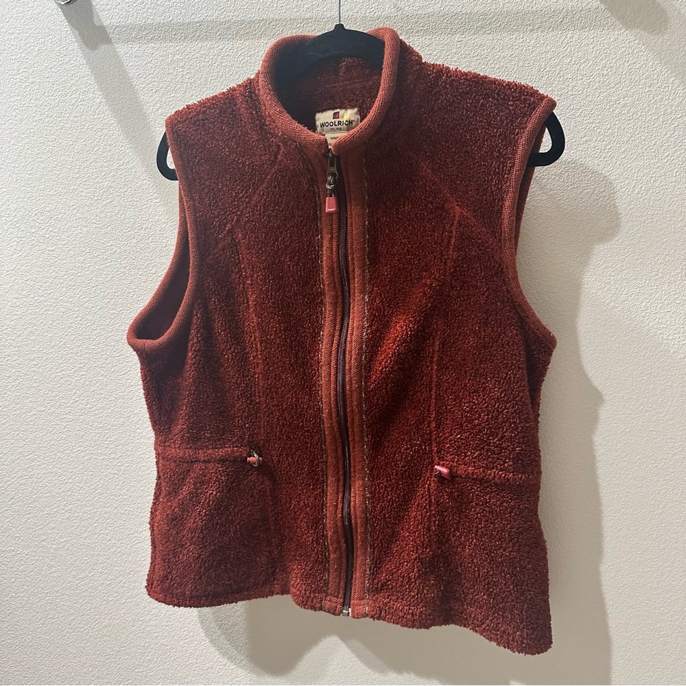 Women’s Black Cherry Heather Woolrich Vest